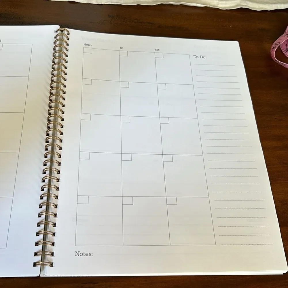 Planner undated notebook NeW Jess Paper and Co